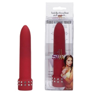 Diamond Silk Studded Waterproof Vibrator