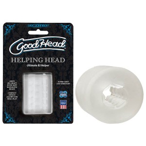 Goodhead - Helping Head - Clear 5 cm Stroker Sleeve for Blowjobs