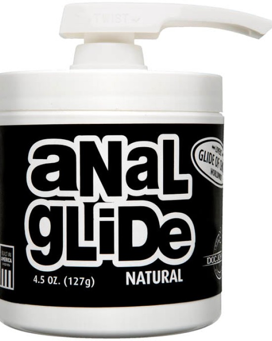 Doc Johnson's Anal Glide - Petroleum Based Lubricant - 127 g Pump Bottle