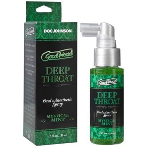 GoodHead Deep Throat Spray - Mystical Mint Flavoured Deep Throat Spray - 59 ml Bottle