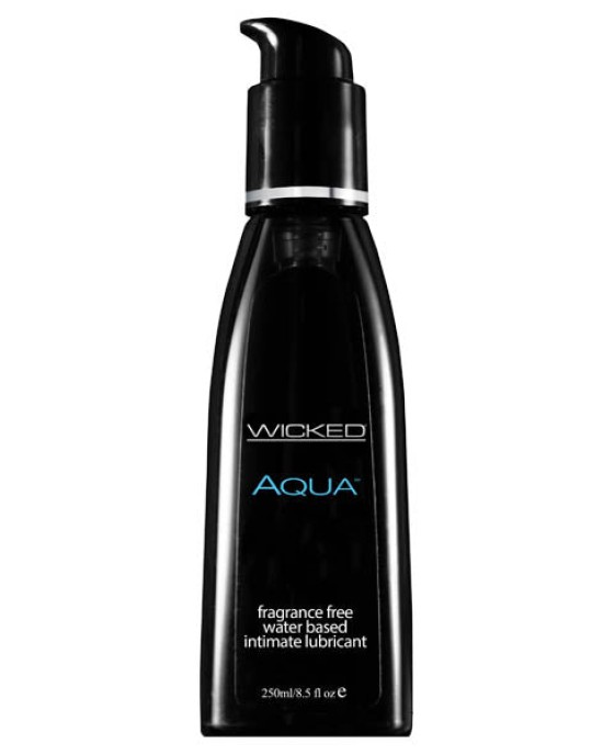 Wicked Aqua - Water Based Lubricant - 250 ml (8.5 oz) Bottle