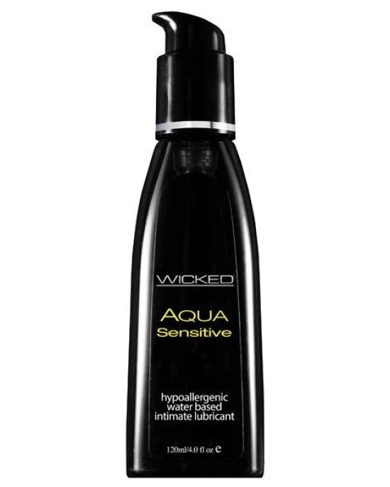 Wicked Aqua Sensitive - Water Based Lubricant - 120 ml (4 oz) Bottle