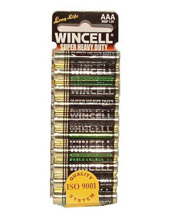 Wincell Aaa Super Heavy Duty Batteries - Super Heavy Duty Batteries - AAA 10 Pack