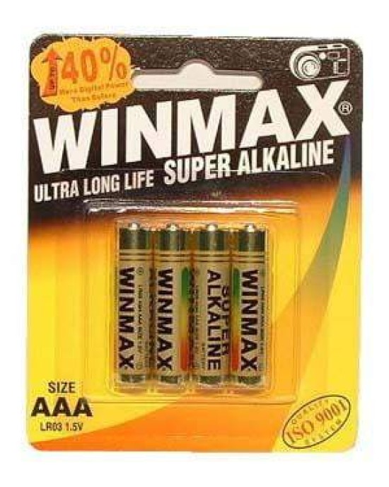 Winmax Aaa Super Alkaline Batteries - Super Alkaline Batteries - AAA 4 Pack