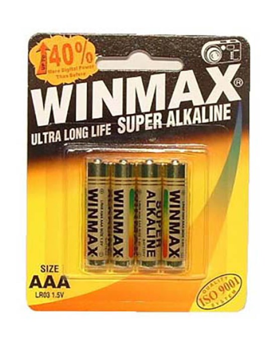 Winmax Aaa Super Alkaline Batteries - Super Alkaline Batteries - AAA 4 Pack