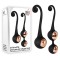 Adam & Eve Intimate Pleasure Kegel Set - Black Kegel Trainer Kit