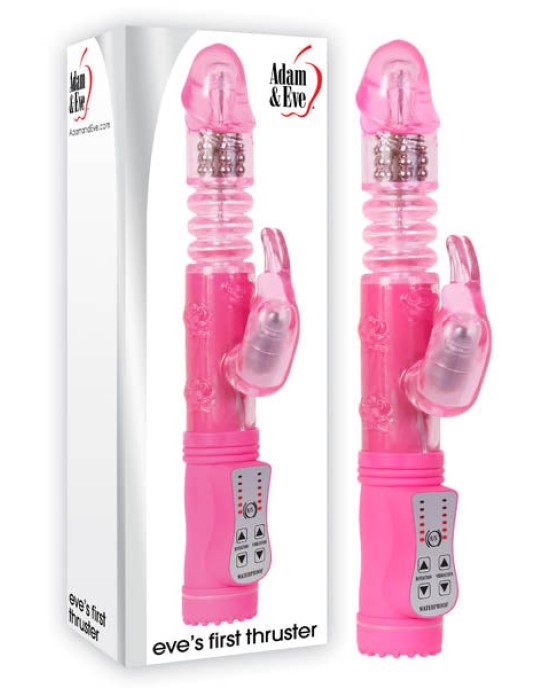 Adam & Eve Eve's First Thruster Pink Rabbit Vibrator