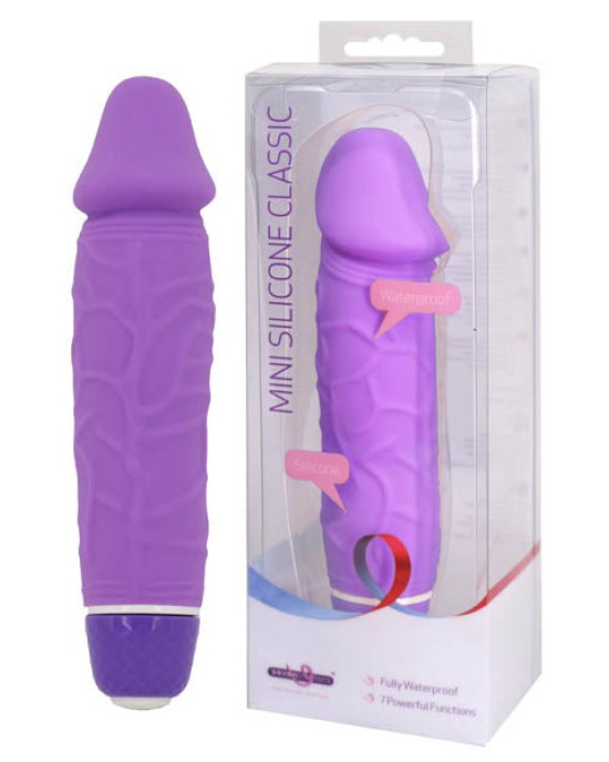 Mini Silicone Classic - Purple 5.25 Inch Vibrator