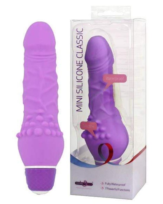 Mini Silicone Classic - Purple 5.25 Inch Vibrator