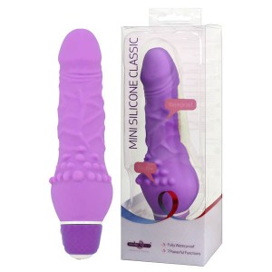 Mini Silicone Classic - Purple 5.25 Inch Vibrator