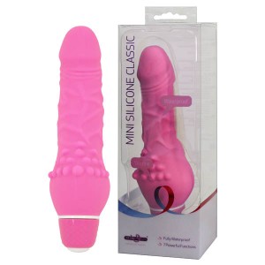 Mini Silicone Classic - Pink 5.25 Inch Vibrator