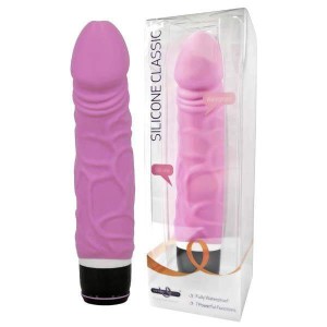 Silicone Classic - Pink 6.75 Inch Vibrator