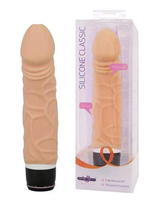 Silicone Classic - Flesh 6 Inch Vibrator