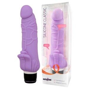 Silicone Classic - Purple 7.5 Inch Vibrator