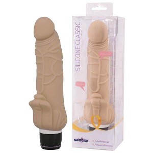 Silicone Classic - Flesh 7.5 Inch Vibrator