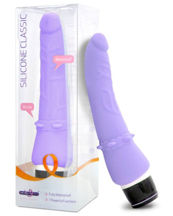 Silicone Classic - Purple Vibrator