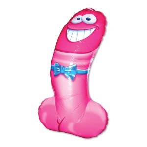 Pecker Foil Pink Balloon