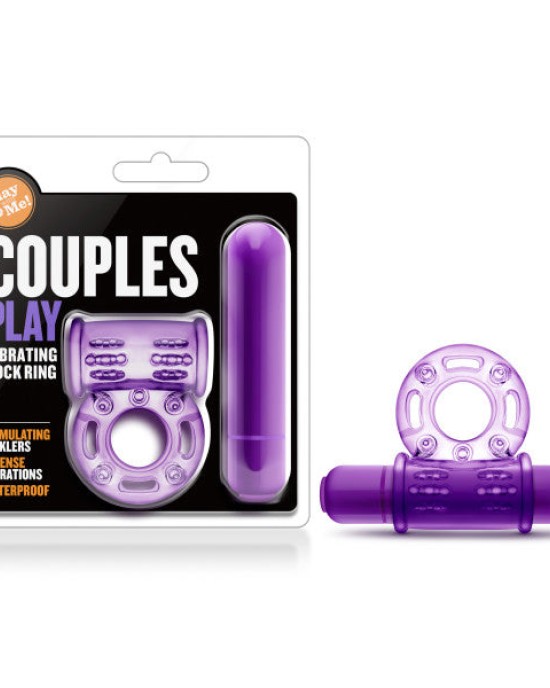 Play With Me - Couples Play - Purple Vibrating Cock Ring