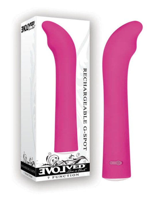 G-Spot Pink 5 Inch Rechargeable Vibrator