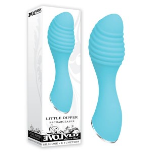 Little Dipper - Light Blue 10.1 cm (4'') USB Rechargeable Mini Vibrator