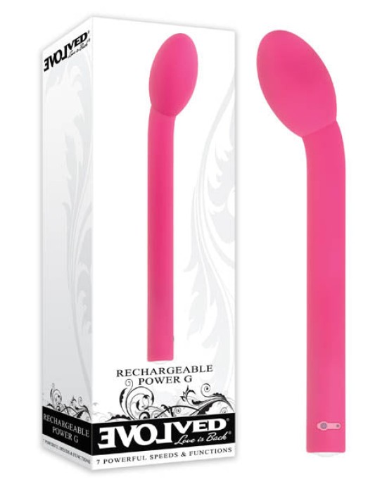 Rechargeable Power G - Pink 12.7 cm (5'') USB Rechargeable Vibrator