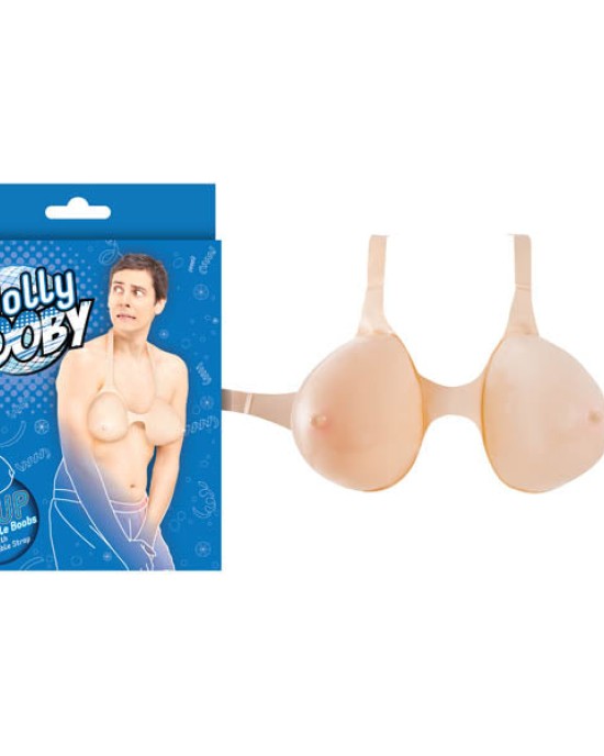 Jolly Booby - Inflatable F-Cup Boobs with Adjustable Strap