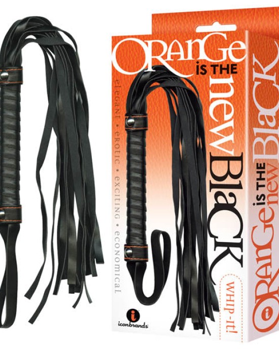 Orange Is The New Black - Whip-it! - Black Flogger Whip