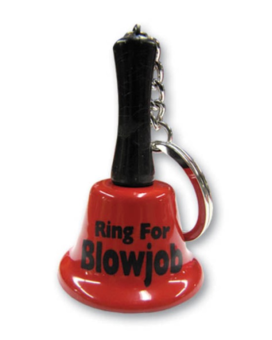 Ring For Blowjob Keychain Bell