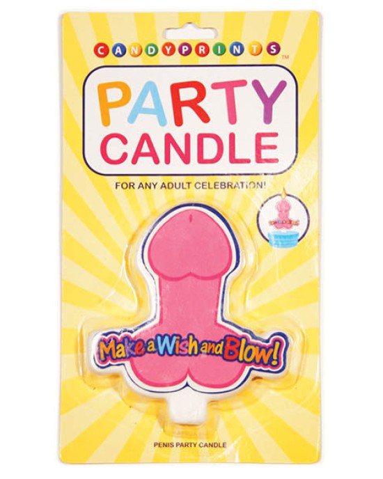 Make A Wish & Blow Penis Candle