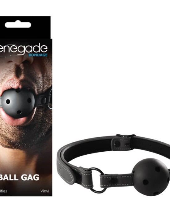 Renegade Bondage - Ball Gag - Black