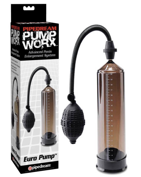 Pump Worx Euro Pump - Smoke Penis Pump