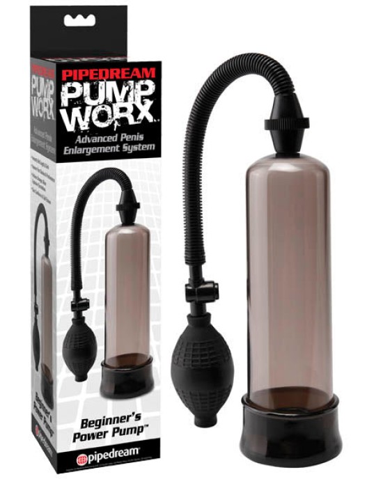 Pump Worx Beginner's Power Pump - Smoke Penis Pump