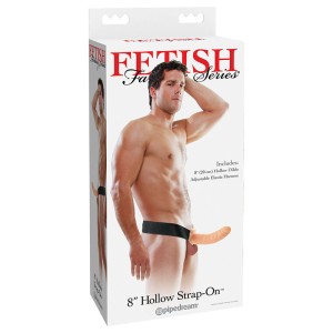 Fetish Fantasy Series 8 Inch Hollow Strap-On - Flesh