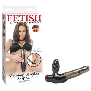 Fetish Fantasy Series Vibrating 'Strapless' Strap-On - Smoke