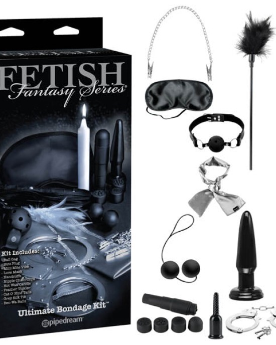 Fetish Fantasy Series Limited Edition Ultimate Bondage Kit - 11 Piece Set