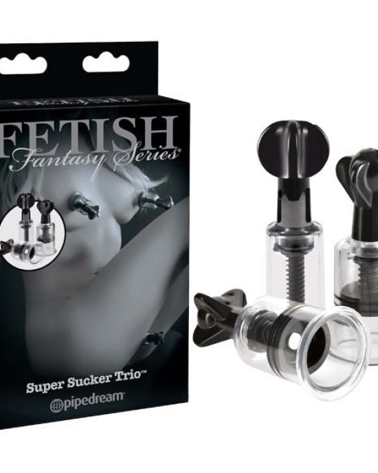 Fetish Fantasy Series Limited Edition Super Suckers Trio - Nipple & Clit Pumps - Set of 3