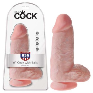 King Cock Chubby - Flesh 22.9 cm (9'') Realistic Dong