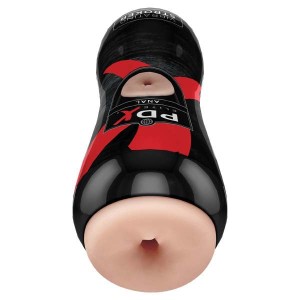 Pipedream Extreme Toyz Elite Vibrating Stroker Anal - Flesh Vibrating Ass Stroker