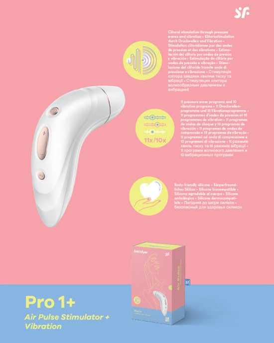 Satisfier Pro Plus Vibration Clitoral Stimulator