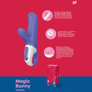 Satisfyer Magic Bunny Vibrator - Purple