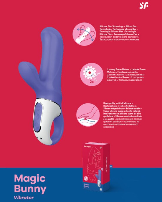 Satisfyer Magic Bunny Vibrator - Purple