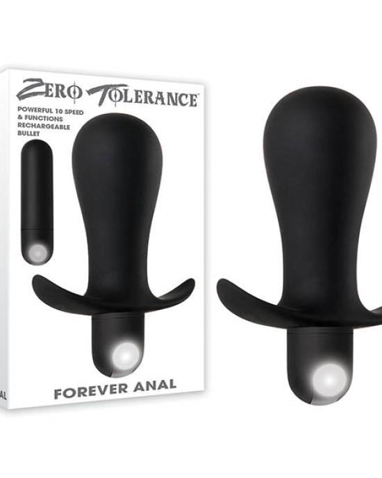 Zero Tolerance Forever Anal - Black 7.6 cm (3'')') USB Rechargeable Butt Plug