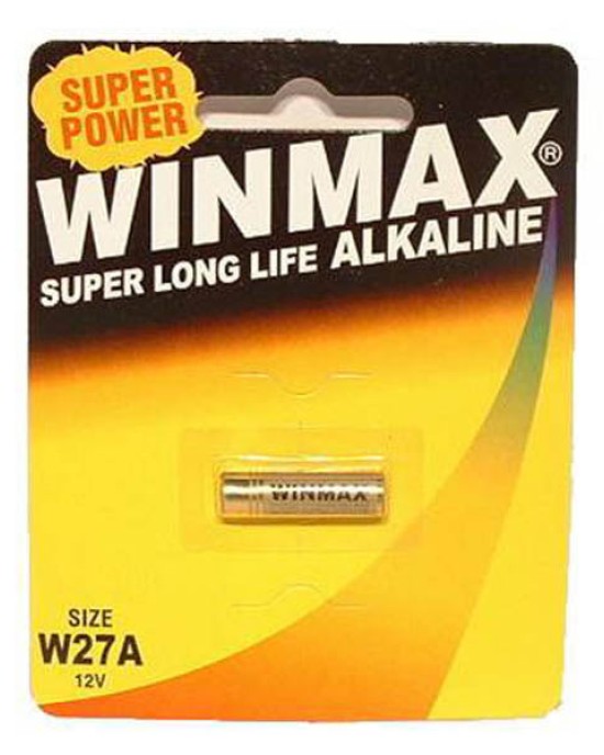 Winmax W27a Alkaline Battery - Alkaline Battery - W27A 1 Pack