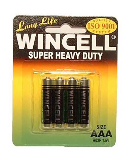 Wincell Aaa Super Heavy Duty Batteries - Super Heavy Duty Batteries - AAA 4 Pack