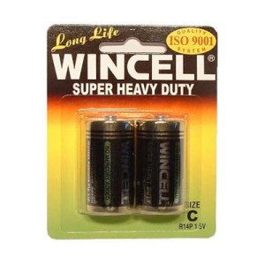 Wincell C Super Heavy Duty Batteries - Super Heavy Duty - C 2 Pack