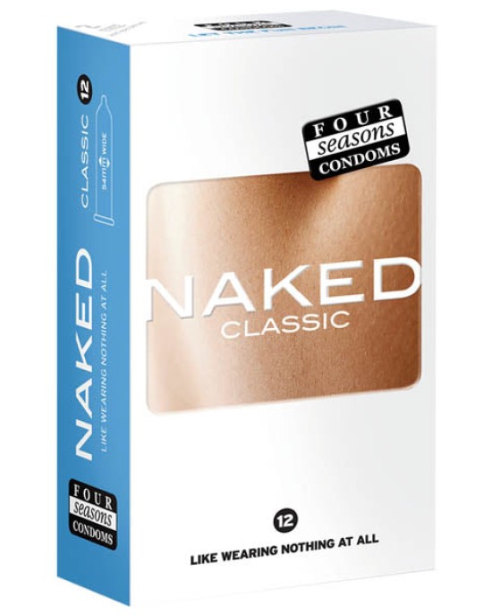 Naked Classic Ultra Thin Lubricated Condoms - 12 Pack