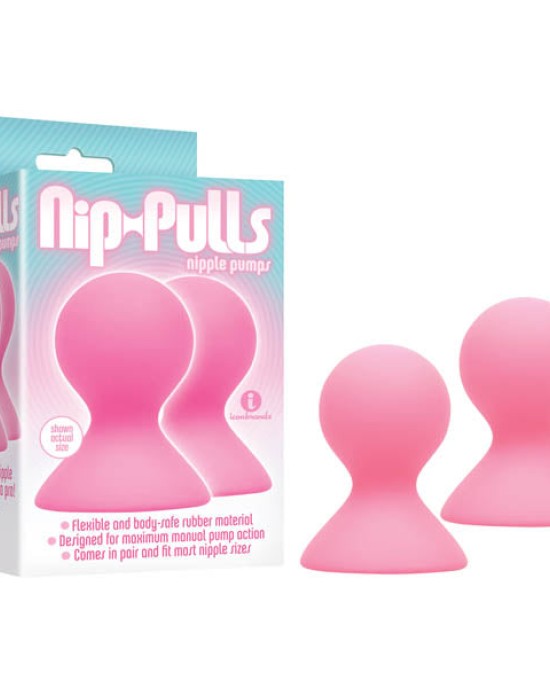 Nip-Pulls - Pink Nipple Suckers - Set of 2