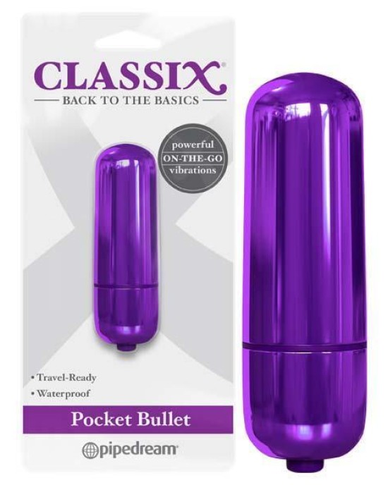 Classix Pocket Bullet - Metallic Purple 5.6 cm Bullet