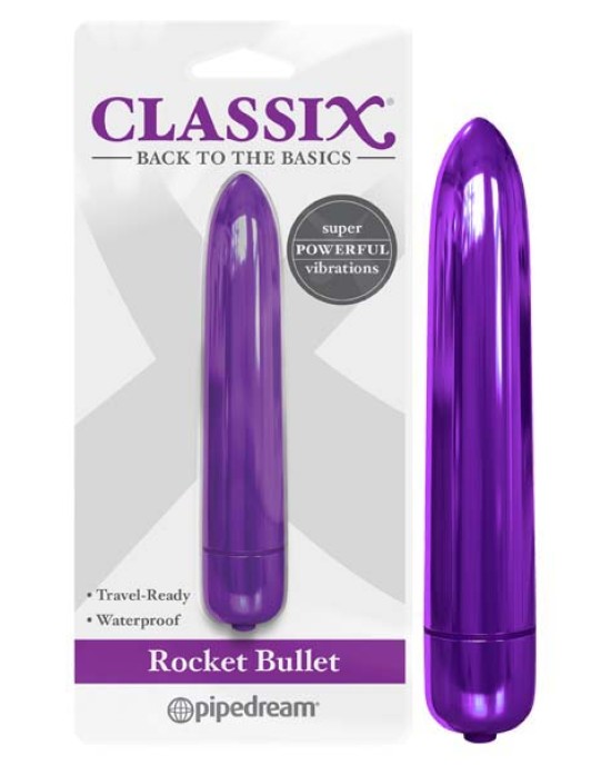 Classix Rocket Bullet - Metallic Purple 8.9 cm Bullet