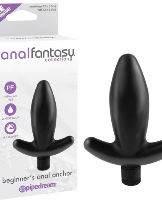 Anal Fantasy Collection Beginner's Anal Anchor -  Vibrating Butt Plug